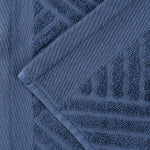 Egyptian Cotton Basketweave Jacquard and Solid Bath Towel Set of 4 - Egyptian Cotton Bath Towel by Superior Brand