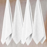 Egyptian Cotton Basketweave Jacquard and Solid Bath Towel Set of 4 - Egyptian Cotton Bath Towel by Superior Brand