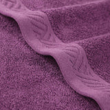 Egyptian Cotton Basketweave Jacquard and Solid Bath Towel Set of 4 - Egyptian Cotton Bath Towel by Superior Brand