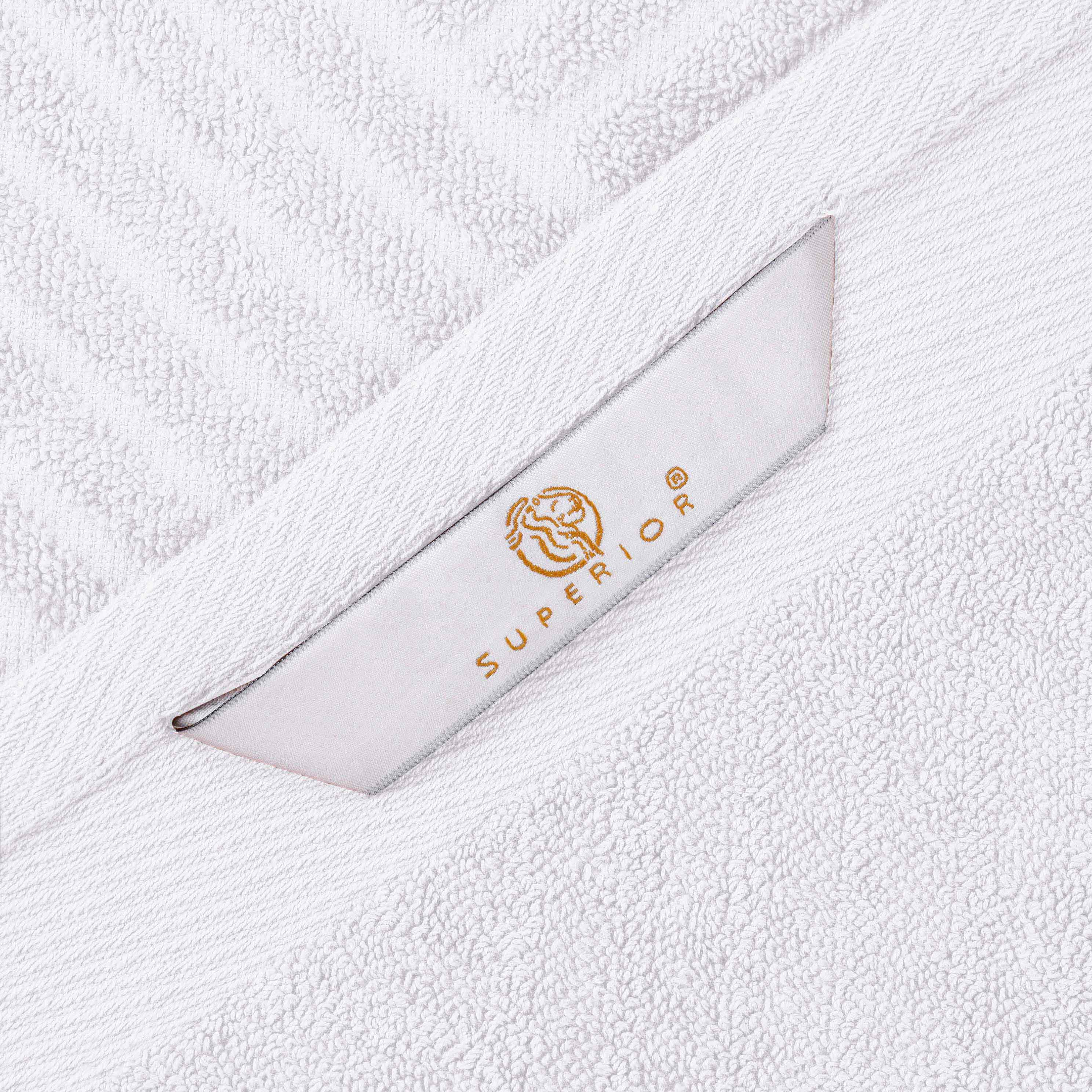 Egyptian Cotton Basketweave Towel Set 6 Piece - Egyptian Cotton Towel Set by Superior Brand