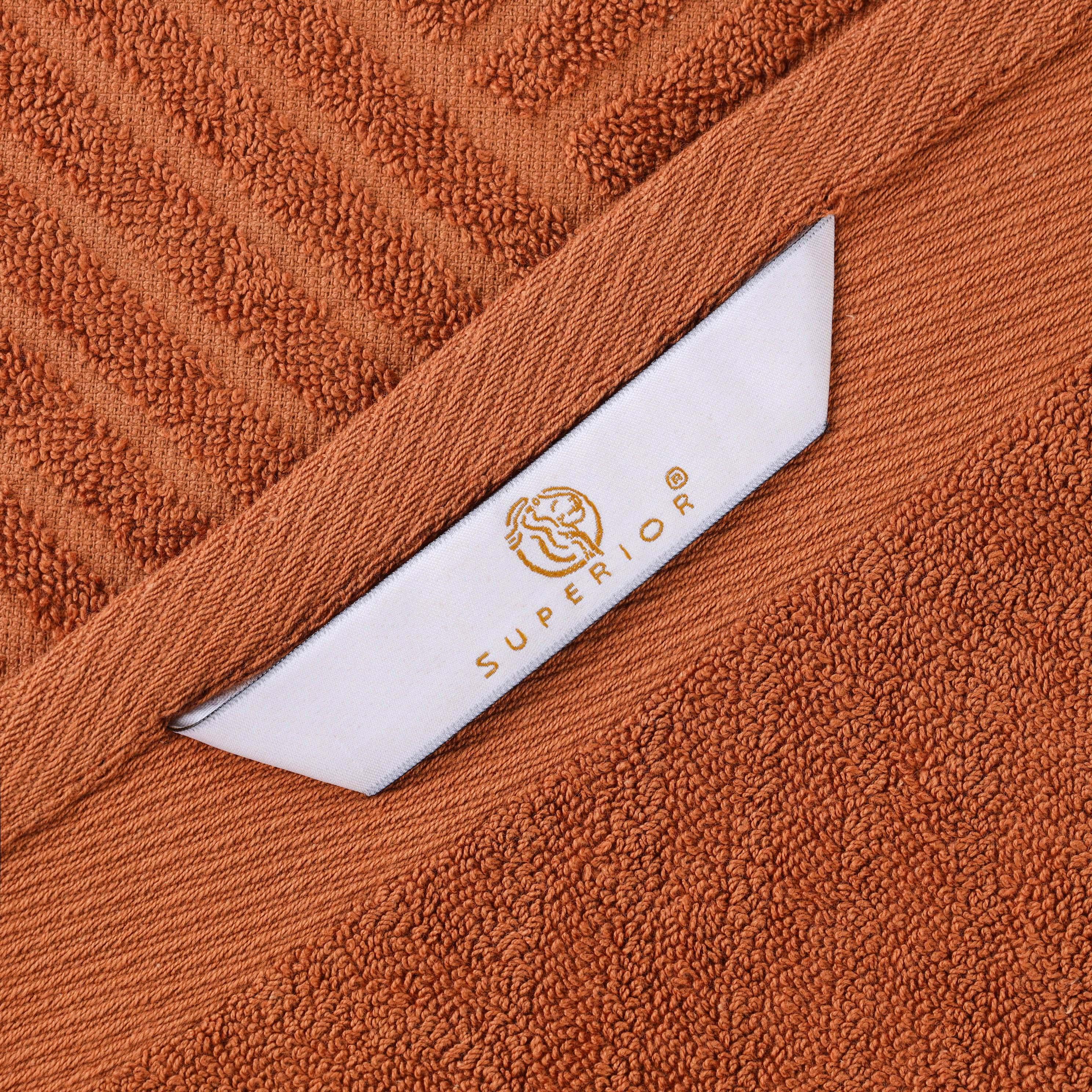 Egyptian Cotton Basketweave Towel Set 3 Piece - Egyptian Cotton Towel Set by Superior Brand