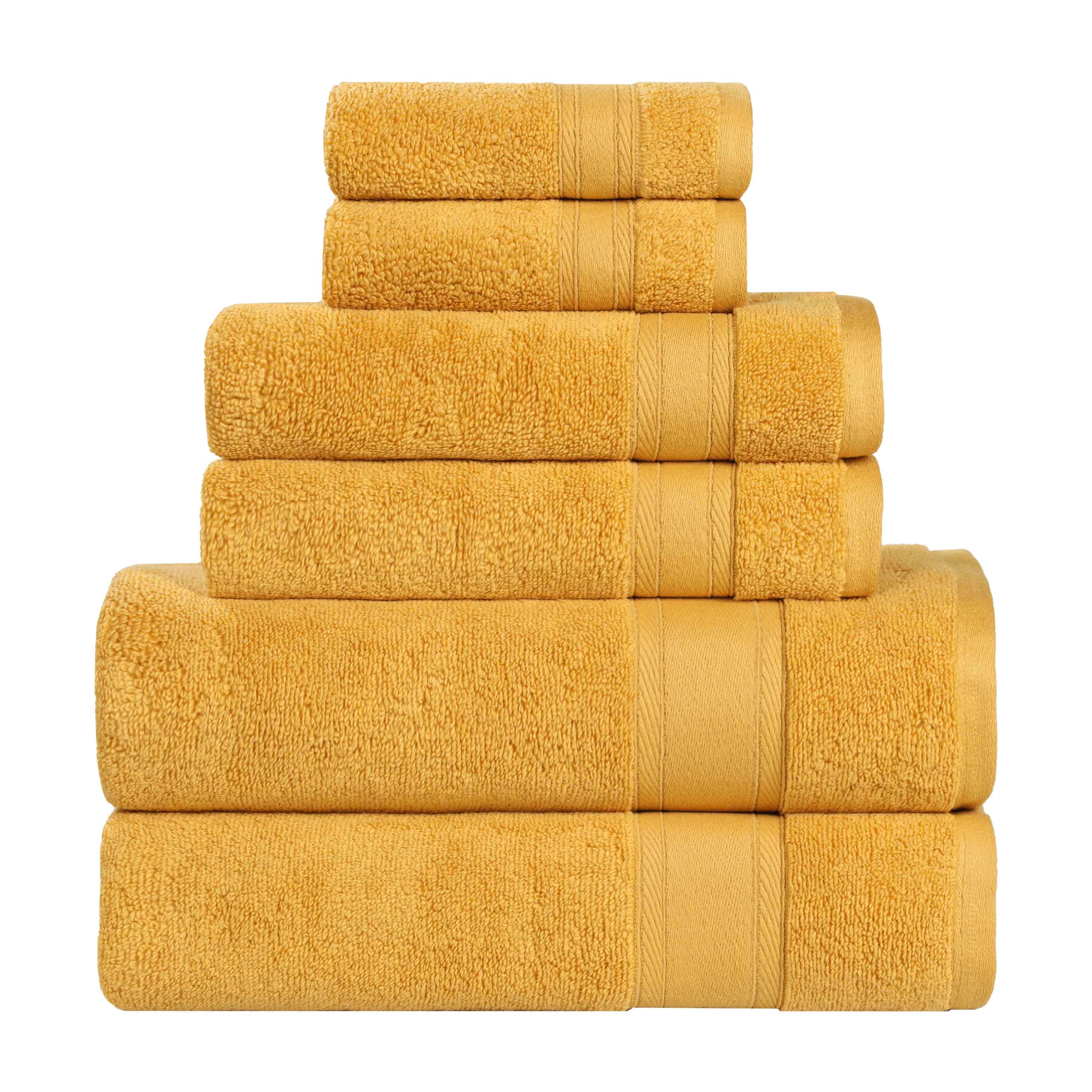 Zero Twist Cotton Towel Set 6-Piece - Belmont - Towel Set by Superior Brand