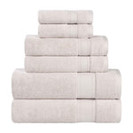 Zero Twist Cotton Towel Set 6-Piece - Belmont - Towel Set by Superior Brand