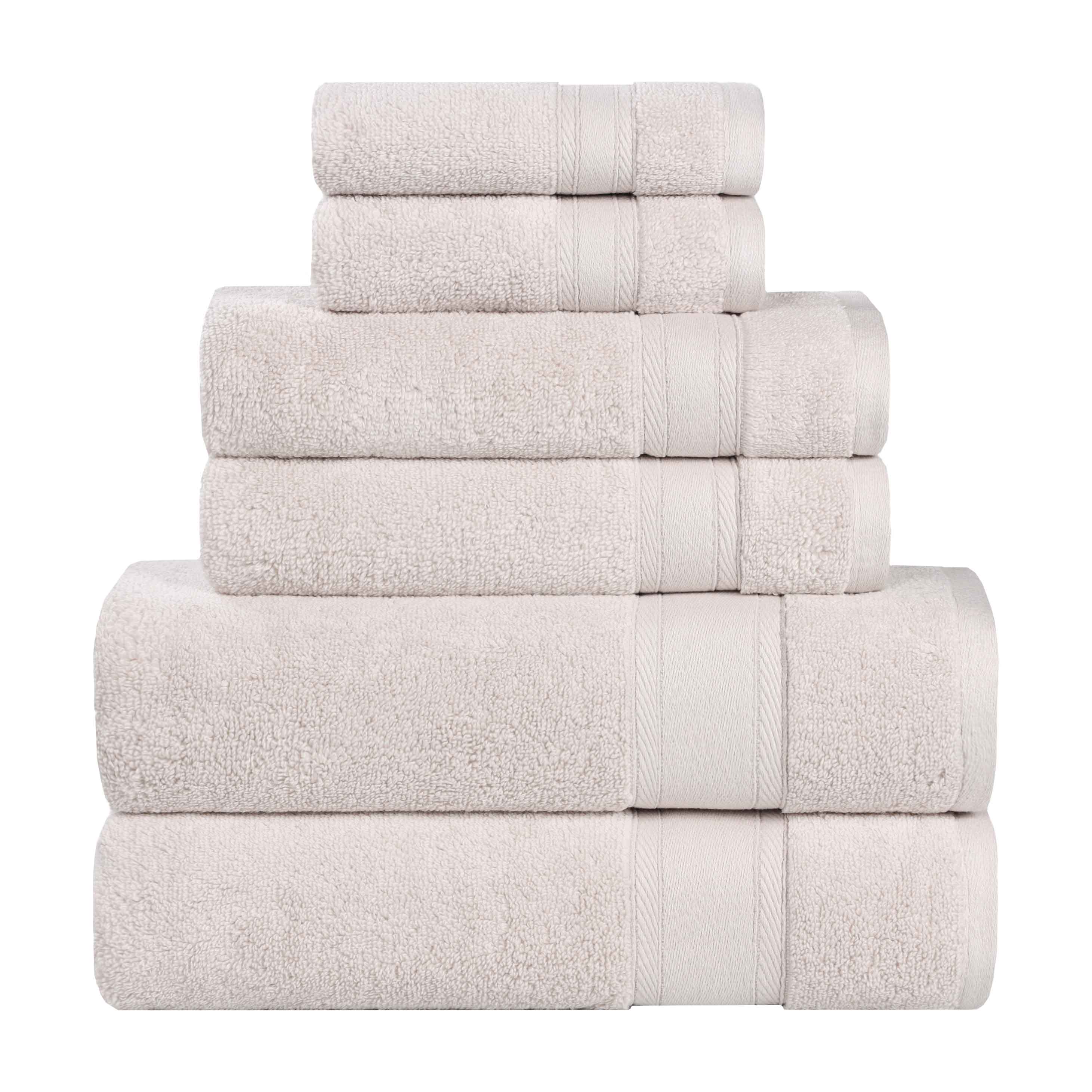 Zero Twist Cotton Towel Set 6-Piece - Belmont - Towel Set by Superior Brand