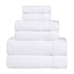 Zero Twist Cotton Towel Set 6-Piece - Belmont - Towel Set by Superior Brand