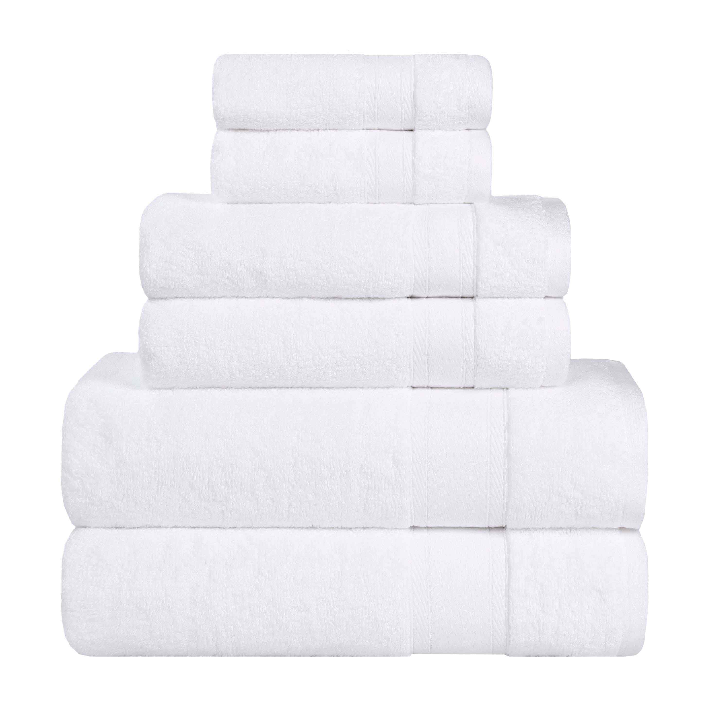 Zero Twist Cotton Towel Set 6-Piece - Belmont - Towel Set by Superior Brand