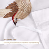 100% Cotton Blossom Floral Embroidered Duvet Cover Set - Duvet Cover Set by Superior Brand