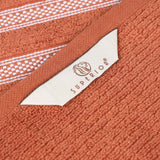 Brea Zero Twist Cotton Ribbed Geometric Border Bath Sheet Set of 2 - Bath Sheet by Superior Brand
