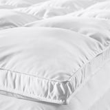 Brushed Microfiber Down Alternative Mattress Topper 2 Inch White - Mattress Topper by Superior Brand