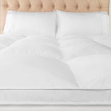 Brushed Microfiber Down Alternative Mattress Topper 2 Inch White - Mattress Topper by Superior Brand