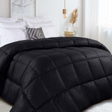 Brushed Microfiber Down Alternative Medium Weight Striped Comforter - Comforter by Superior Brand