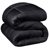 Brushed Microfiber Down Alternative Medium Weight Striped Comforter - Comforter by Superior Brand