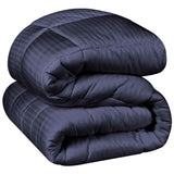 Brushed Microfiber Down Alternative Medium Weight Striped Comforter - Comforter by Superior Brand