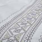 100% Cotton Embroidered Geometric Duvet Cover Set - Duvet Cover Set by Superior Brand