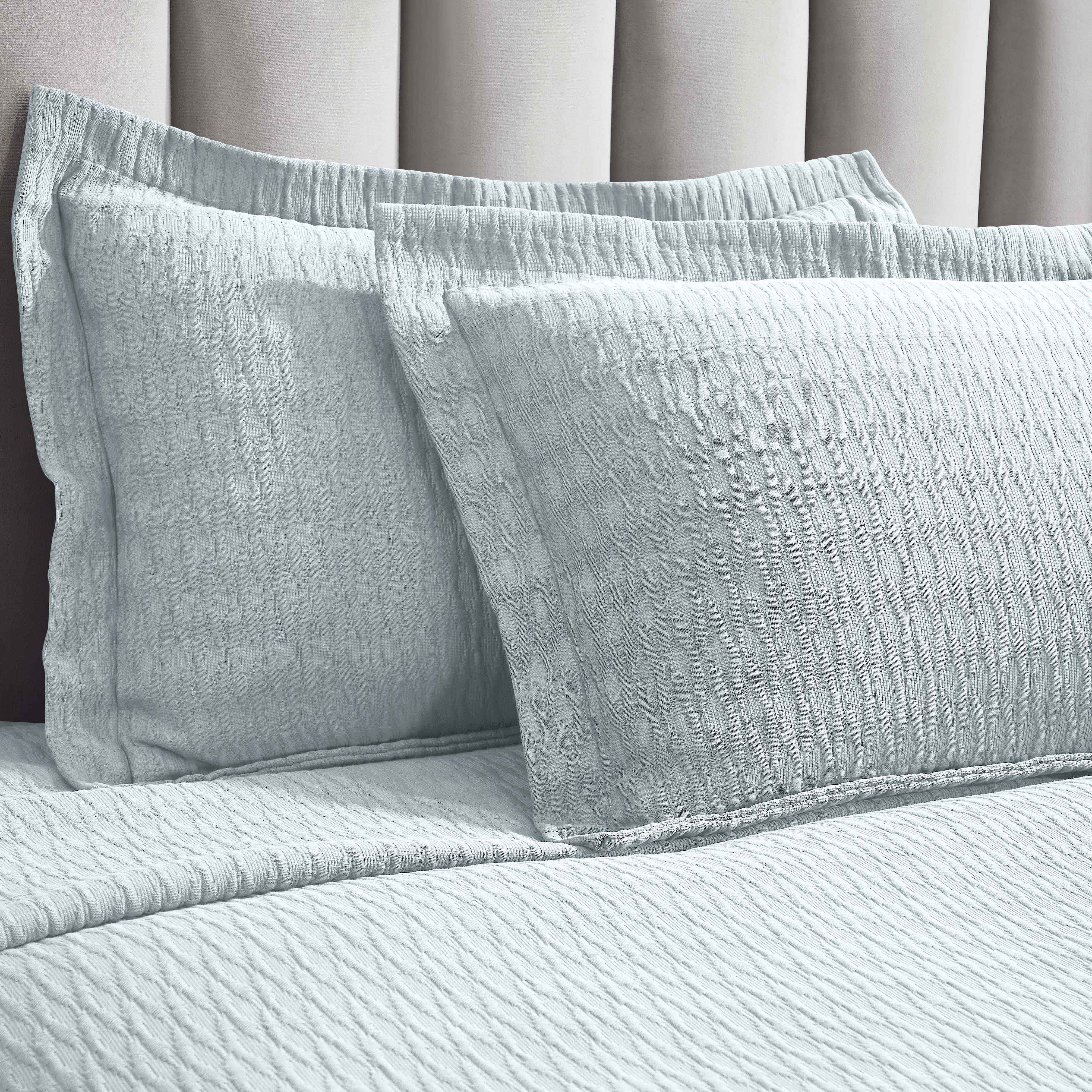 Lightweight Cotton Bedspread Sets 3-Piece Calvert Diamond Matelassé Jacquard - Bedspread by Superior Brand
