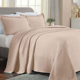 Lightweight Cotton Bedspread Sets 3-Piece Celtic Circle Jacquard Matelassé - Bedspread by Superior Brand