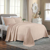 Lightweight Cotton Bedspread Sets 3-Piece Celtic Circle Jacquard Matelassé - Bedspread by Superior Brand