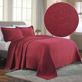 Lightweight Cotton Bedspread Sets 3-Piece Celtic Circle Jacquard Matelassé - Bedspread by Superior Brand