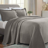 Lightweight Cotton Bedspread Sets 3-Piece Celtic Circle Jacquard Matelassé - Bedspread by Superior Brand