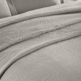 Lightweight Cotton Bedspread Sets 3-Piece Celtic Circle Jacquard Matelassé - Bedspread by Superior Brand