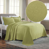 Lightweight Cotton Bedspread Sets 3-Piece Celtic Circle Jacquard Matelassé - Bedspread by Superior Brand