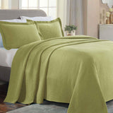 Lightweight Cotton Bedspread Sets 3-Piece Celtic Circle Jacquard Matelassé - Bedspread by Superior Brand