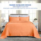 Lightweight Cotton Bedspread Sets 3-Piece Celtic Circle Jacquard Matelassé - Bedspread by Superior Brand