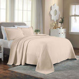 Lightweight Cotton Bedspread Sets 3-Piece Celtic Circle Jacquard Matelassé - Bedspread by Superior Brand