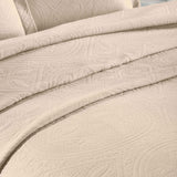 Lightweight Cotton Bedspread Sets 3-Piece Celtic Circle Jacquard Matelassé - Bedspread by Superior Brand
