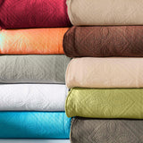 Lightweight Cotton Bedspread Sets 3-Piece Celtic Circle Jacquard Matelassé - Bedspread by Superior Brand