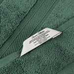 Chevron Zero Twist Solid and Jacquard Soft Cotton 12 Piece Towel Set - Towel Set by Superior Brand