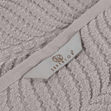 Zero Twist Cotton Solid and Jacquard Bath Towel Set of 4 - Bath Towel by Superior Brand