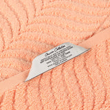 Zero Twist Cotton Solid and Jacquard Bath Towel Set of 4 - Bath Towel by Superior Brand