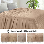 100% Cotton Woven Blanket – Clara Jacquard - All-Season Comfort - Blanket by Superior Brand