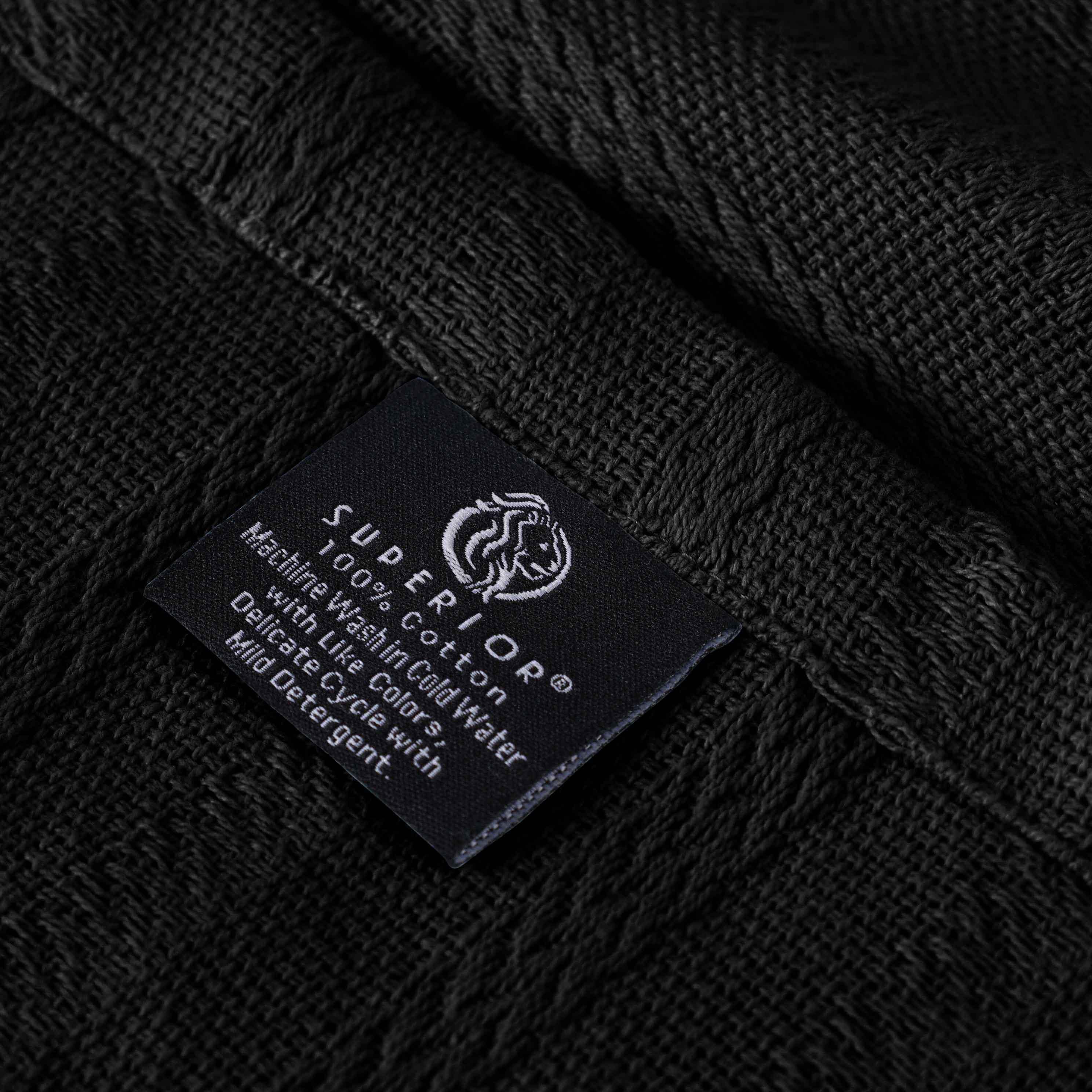 100% Cotton Woven Blanket – Clara Jacquard - All-Season Comfort - Blanket by Superior Brand