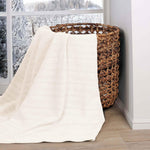 100% Cotton Woven Blanket – Clara Jacquard - All-Season Comfort - Blanket by Superior Brand