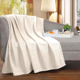 100% Cotton Woven Blanket – Clara Jacquard - All-Season Comfort - Blanket by Superior Brand