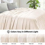 100% Cotton Woven Blanket – Clara Jacquard - All-Season Comfort - Blanket by Superior Brand