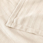 100% Cotton Woven Blanket – Clara Jacquard - All-Season Comfort - Blanket by Superior Brand