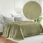 100% Cotton Woven Blanket – Clara Jacquard - All-Season Comfort - Blanket by Superior Brand