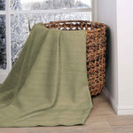 100% Cotton Woven Blanket – Clara Jacquard - All-Season Comfort - Blanket by Superior Brand