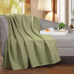 100% Cotton Woven Blanket – Clara Jacquard - All-Season Comfort - Blanket by Superior Brand