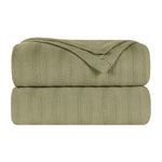 100% Cotton Woven Blanket – Clara Jacquard - All-Season Comfort - Blanket by Superior Brand