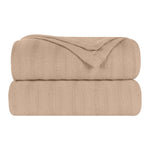 100% Cotton Woven Blanket – Clara Jacquard - All-Season Comfort - Blanket by Superior Brand