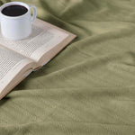 100% Cotton Woven Blanket – Clara Jacquard - All-Season Comfort - Blanket by Superior Brand