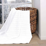 100% Cotton Woven Blanket – Clara Jacquard - All-Season Comfort - Blanket by Superior Brand