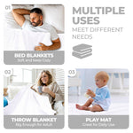 100% Cotton Woven Blanket – Clara Jacquard - All-Season Comfort - Blanket by Superior Brand