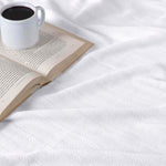 100% Cotton Woven Blanket – Clara Jacquard - All-Season Comfort - Blanket by Superior Brand