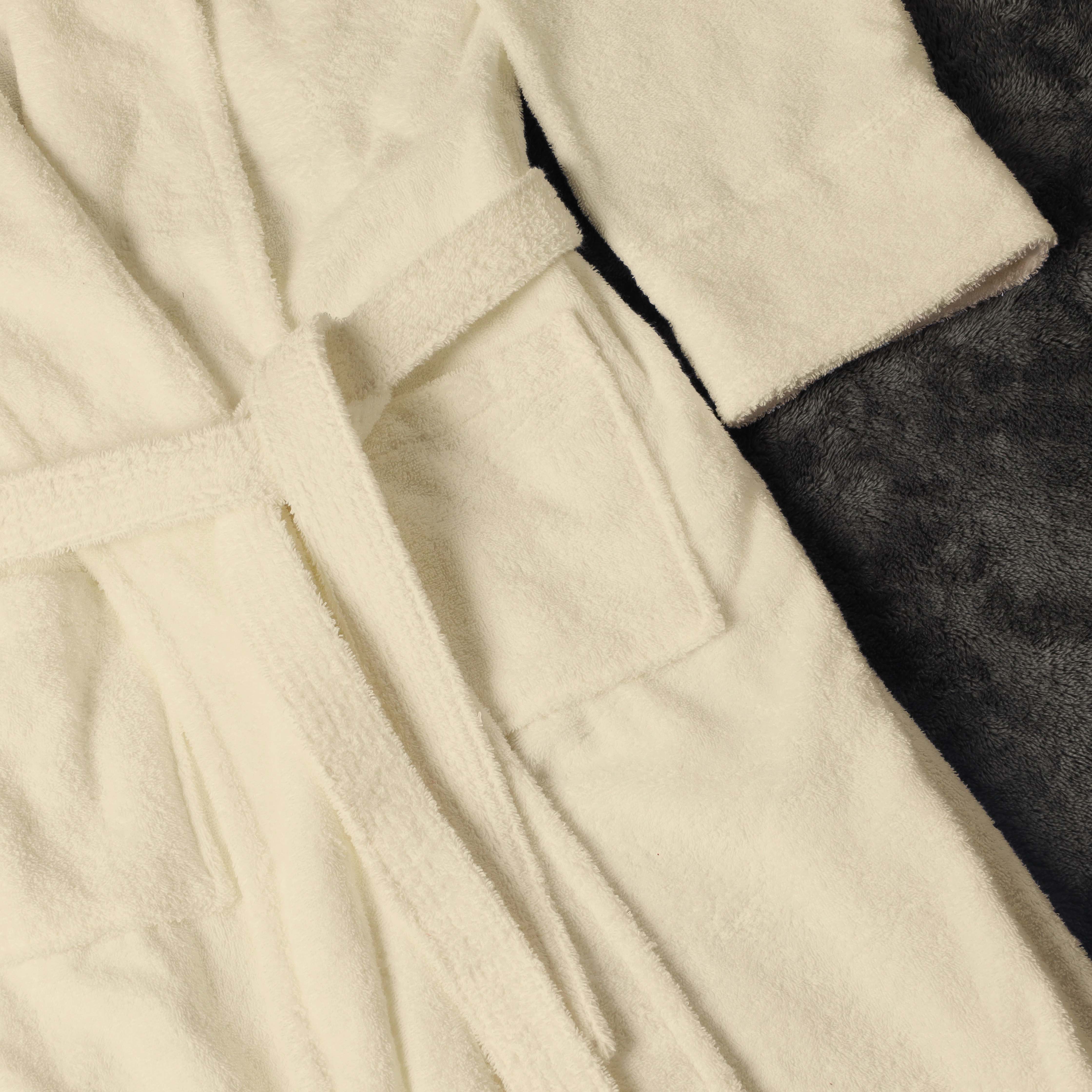 Classic Men's Bath Robe Turkish Cotton Bathrobe with Adjustable Belt - Bath Robe by Superior Brand