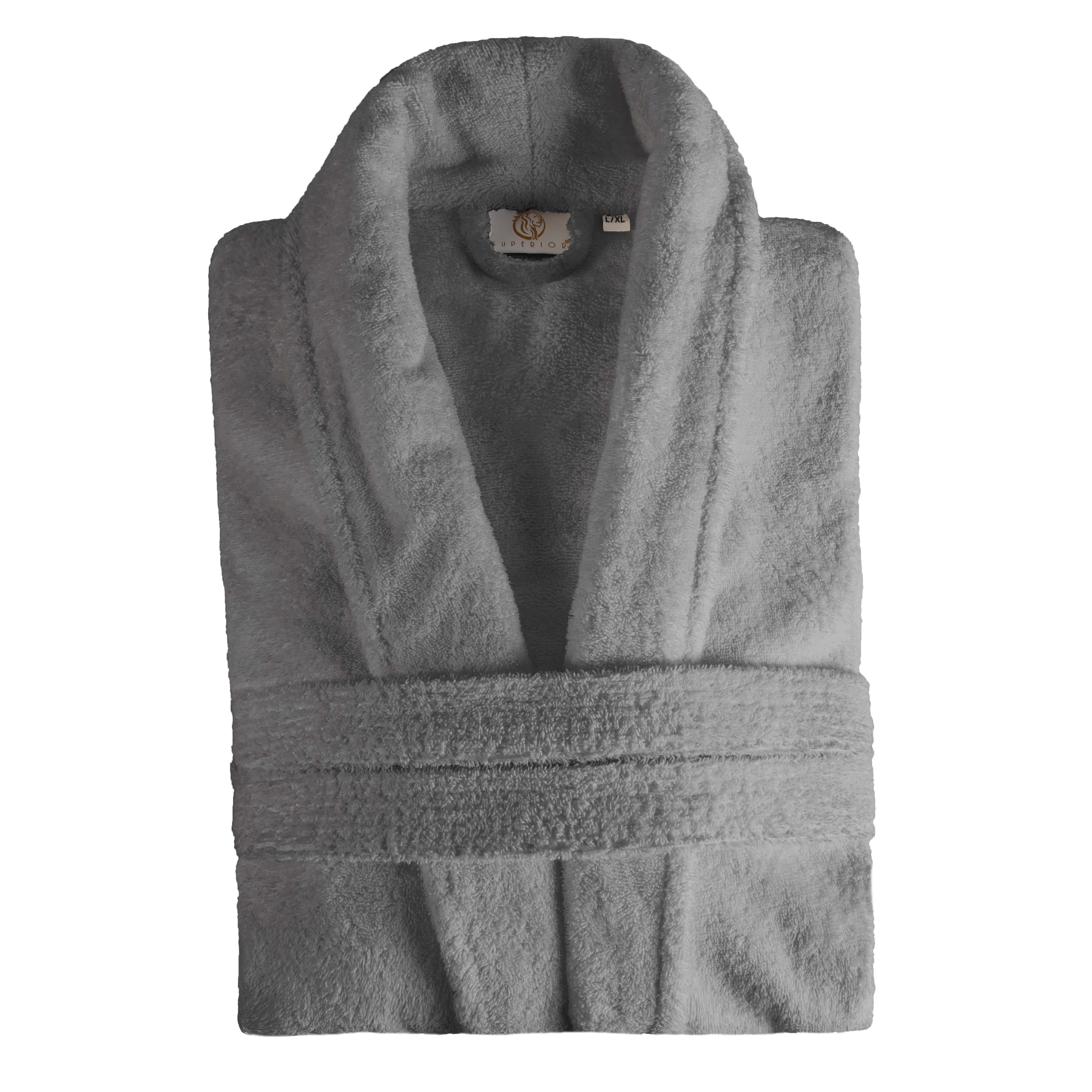 Classic Men's Bath Robe Turkish Cotton Bathrobe with Adjustable Belt - Bath Robe by Superior Brand